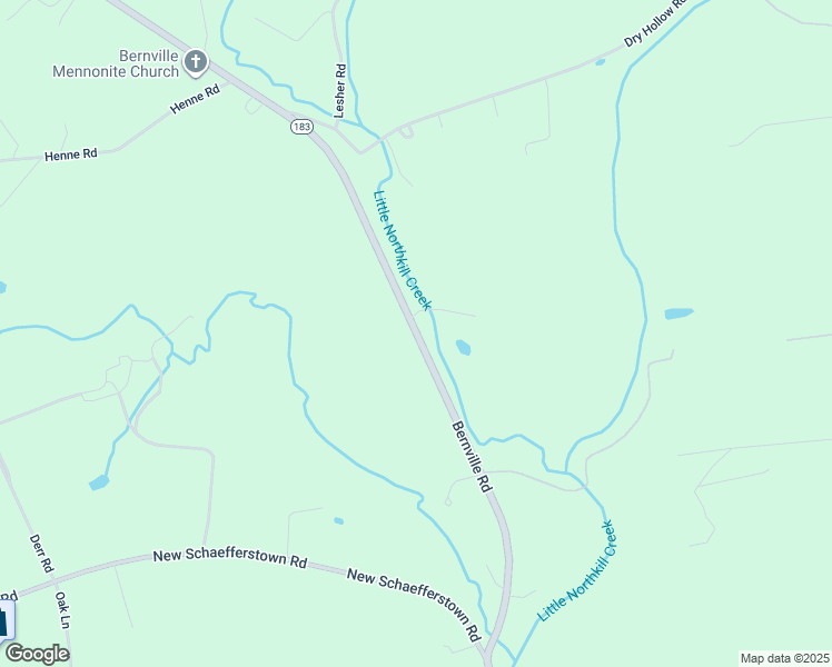 map of restaurants, bars, coffee shops, grocery stores, and more near 7610 Bernville Road in Bernville