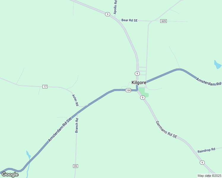 map of restaurants, bars, coffee shops, grocery stores, and more near 4201 Amsterdam Road Southeast in Scio