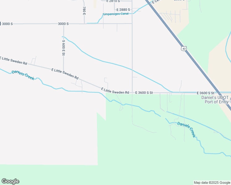 map of restaurants, bars, coffee shops, grocery stores, and more near 1527 East Little Sweden Road in Daniel