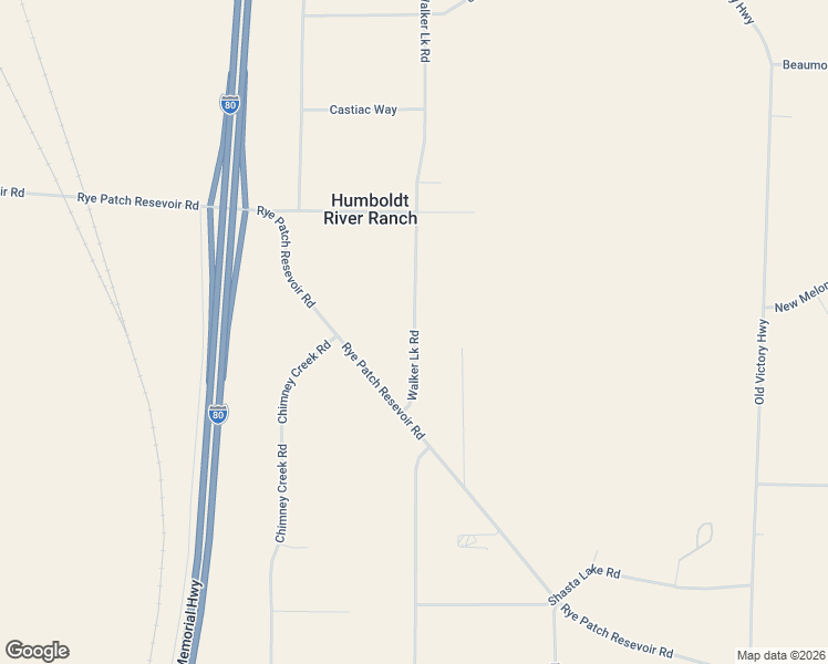 map of restaurants, bars, coffee shops, grocery stores, and more near Walker Lake Road in Humboldt River Ranch