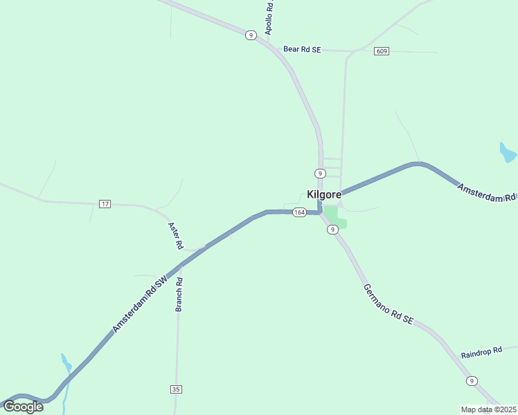 map of restaurants, bars, coffee shops, grocery stores, and more near 4201 Amsterdam Road Southeast in Scio