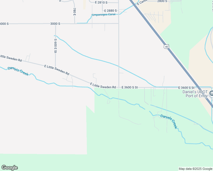 map of restaurants, bars, coffee shops, grocery stores, and more near 1581 East Little Sweden Road in Daniel