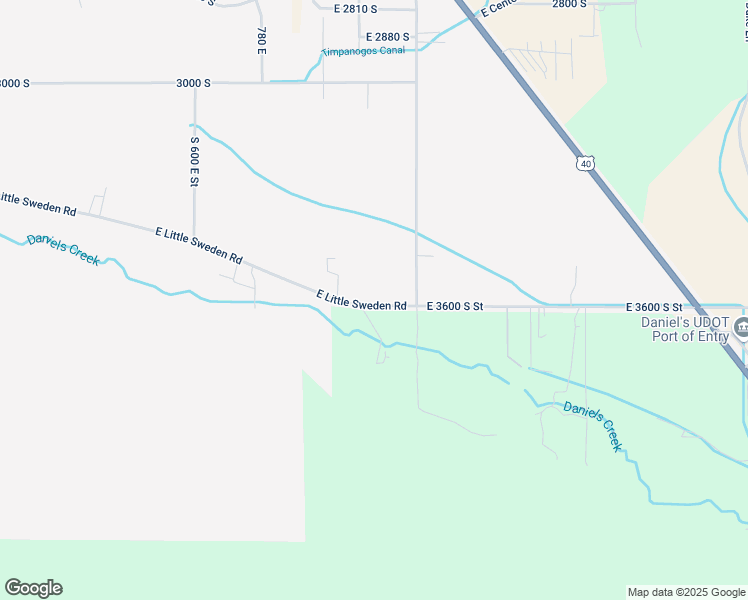 map of restaurants, bars, coffee shops, grocery stores, and more near 1581 East Little Sweden Road in Daniel