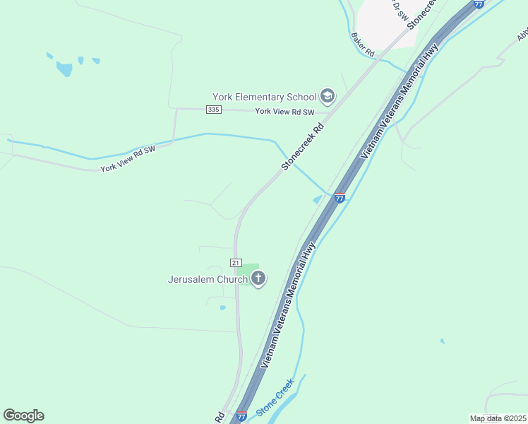 map of restaurants, bars, coffee shops, grocery stores, and more near 1213 Stonecreek Road in New Philadelphia