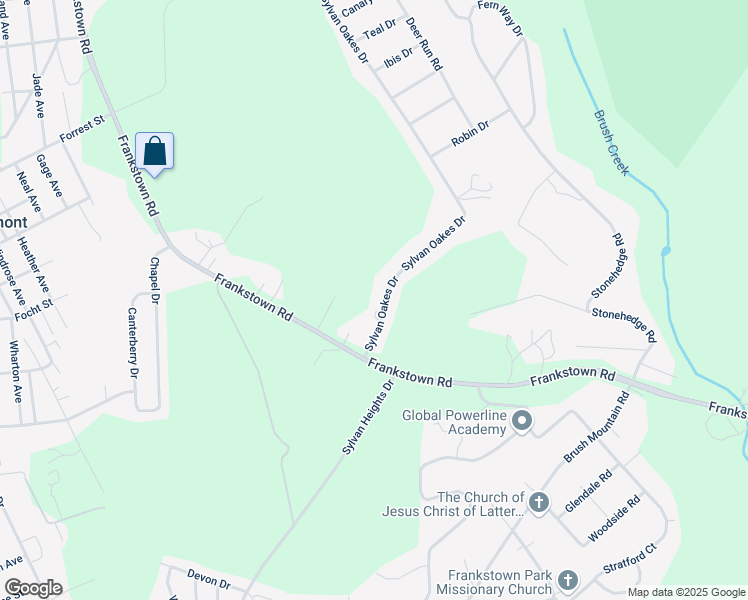 map of restaurants, bars, coffee shops, grocery stores, and more near 4 Sylvan Oakes Dr in Hollidaysburg