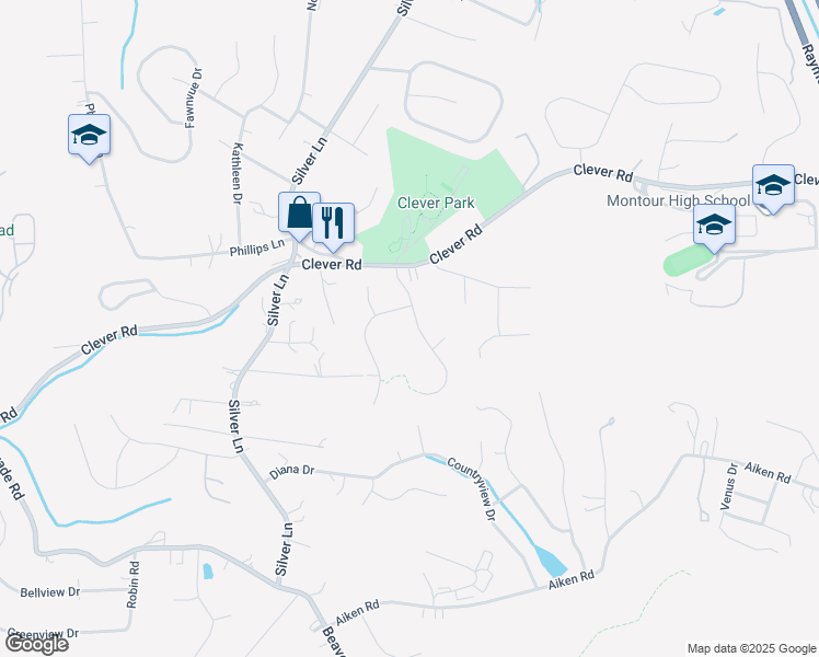 map of restaurants, bars, coffee shops, grocery stores, and more near 117 Stafford Drive in McKees Rocks