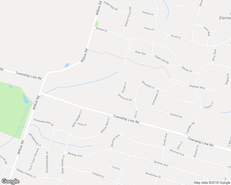 map of restaurants, bars, coffee shops, grocery stores, and more near Whetherell Road in Hillsborough Township