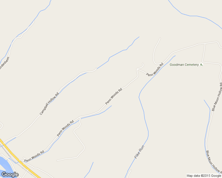 map of restaurants, bars, coffee shops, grocery stores, and more near 11404 Penn Woods Road in Huntingdon
