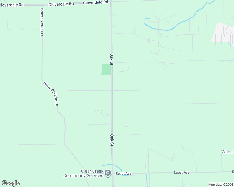 map of restaurants, bars, coffee shops, grocery stores, and more near 6161 Oak Street in Anderson