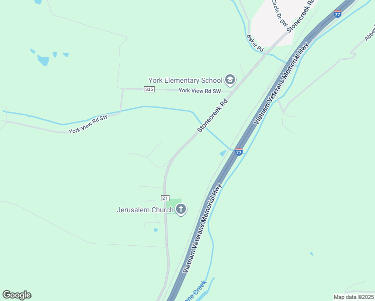 map of restaurants, bars, coffee shops, grocery stores, and more near 1213 Stonecreek Road in New Philadelphia