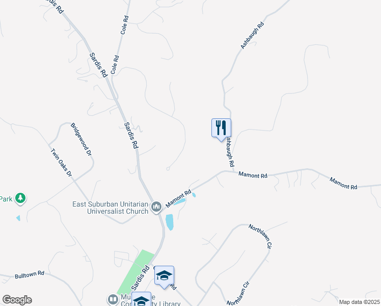 map of restaurants, bars, coffee shops, grocery stores, and more near in Murrysville