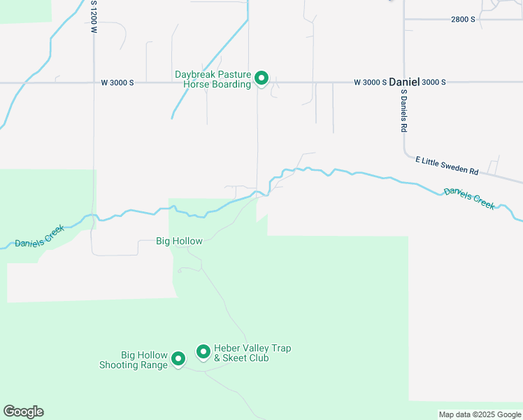 map of restaurants, bars, coffee shops, grocery stores, and more near 3455 South Big Hollow Road in Heber City