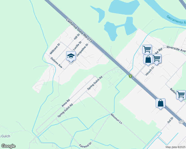 map of restaurants, bars, coffee shops, grocery stores, and more near 19562 Anna Rd in Anderson