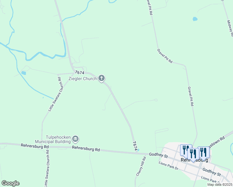 map of restaurants, bars, coffee shops, grocery stores, and more near 16 Airport Road in Bethel