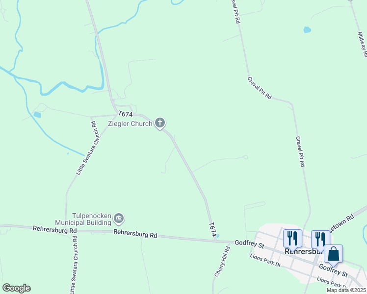 map of restaurants, bars, coffee shops, grocery stores, and more near 16 Airport Road in Bethel