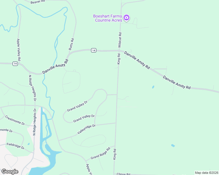 map of restaurants, bars, coffee shops, grocery stores, and more near 470 Grand Valley Drive in Howard