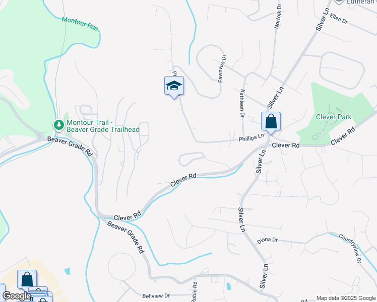 map of restaurants, bars, coffee shops, grocery stores, and more near 226 Grace Manor Drive in Coraopolis