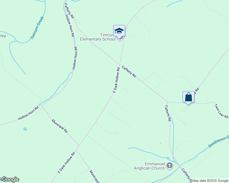 map of restaurants, bars, coffee shops, grocery stores, and more near 199 East Dark Hollow Road in Pipersville