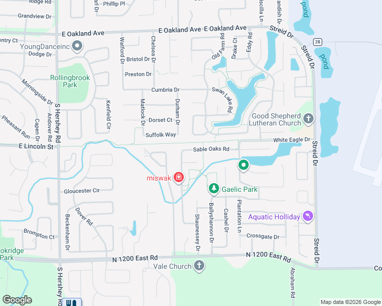 map of restaurants, bars, coffee shops, grocery stores, and more near 3007 Sable Oaks Road in Bloomington