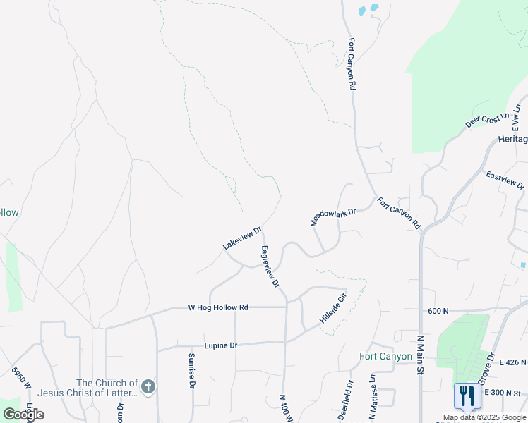 map of restaurants, bars, coffee shops, grocery stores, and more near 476 Lakeview Drive in Alpine