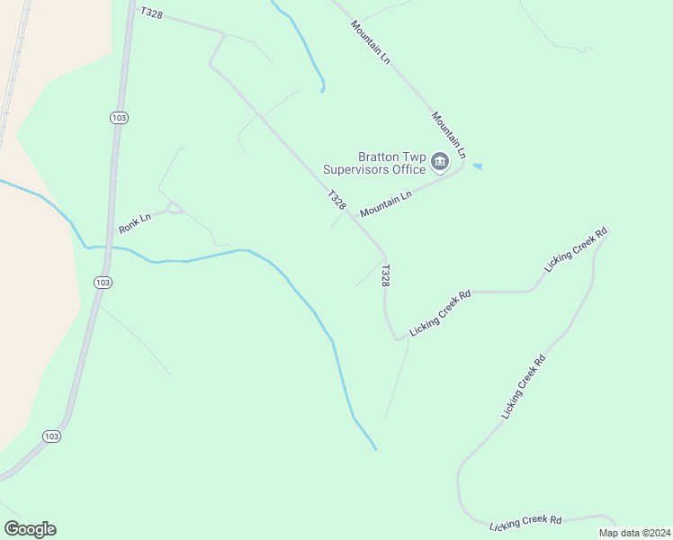 map of restaurants, bars, coffee shops, grocery stores, and more near 55 Meadow Flower Lane in McVeytown