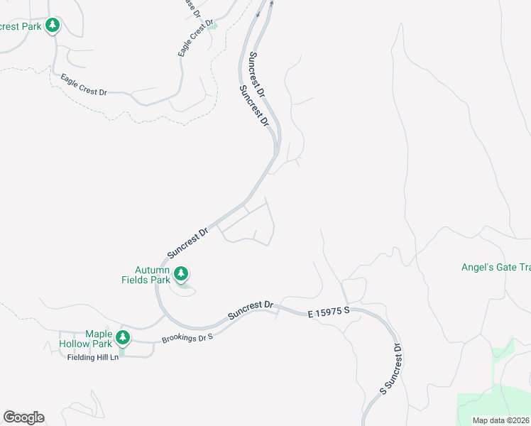 map of restaurants, bars, coffee shops, grocery stores, and more near 15724 Rolling Bluff Drive in Draper