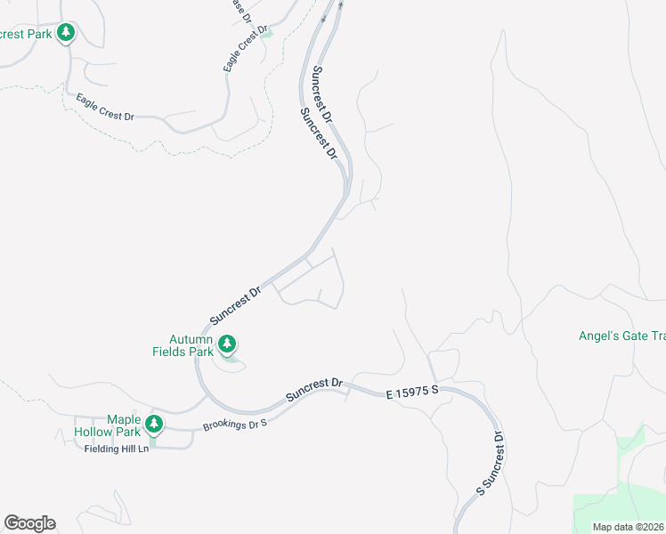 map of restaurants, bars, coffee shops, grocery stores, and more near 15724 Rolling Bluff Drive in Draper