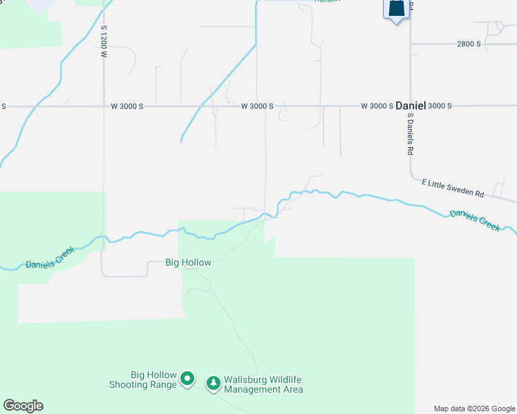 map of restaurants, bars, coffee shops, grocery stores, and more near 3400 South Big Hollow Road in Heber City