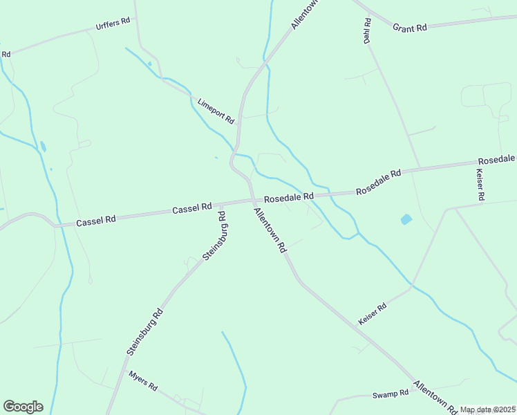 map of restaurants, bars, coffee shops, grocery stores, and more near 2655 Allentown Road in Quakertown