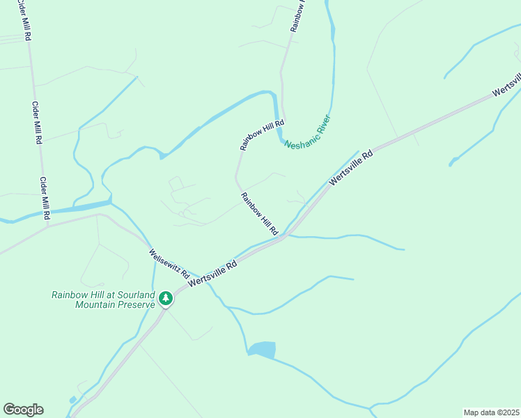 map of restaurants, bars, coffee shops, grocery stores, and more near 8 Rainbow Hill Road in Flemington
