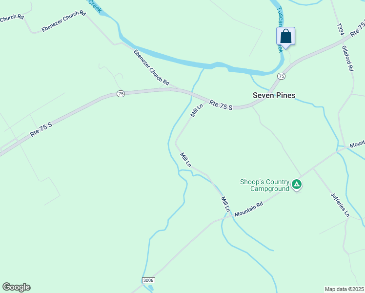 map of restaurants, bars, coffee shops, grocery stores, and more near 412 Mill Lane in Port Royal