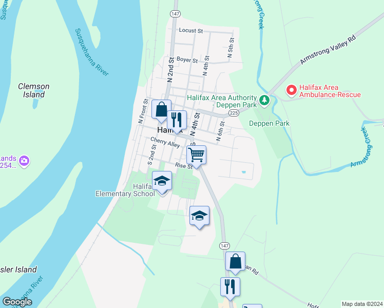 24 South 4th Street, Halifax PA Walk Score