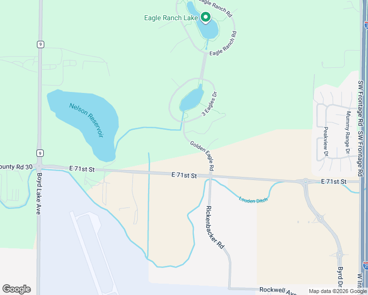 map of restaurants, bars, coffee shops, grocery stores, and more near 8449 Golden Eagle Road in Fort Collins
