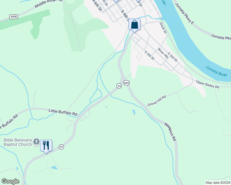 map of restaurants, bars, coffee shops, grocery stores, and more near 2675 Keystone Way in Newport
