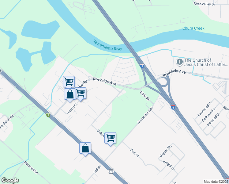 map of restaurants, bars, coffee shops, grocery stores, and more near 19950 Loop Street in Anderson