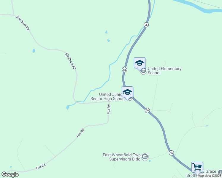 map of restaurants, bars, coffee shops, grocery stores, and more near 222 Shellbark Road in Armagh