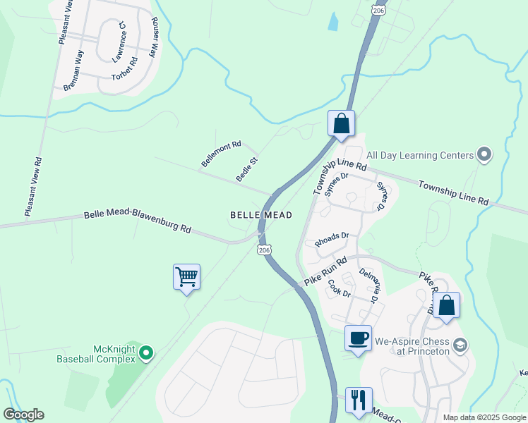 map of restaurants, bars, coffee shops, grocery stores, and more near in 