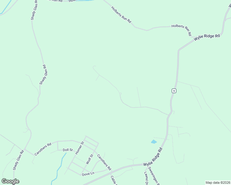 map of restaurants, bars, coffee shops, grocery stores, and more near 596 Bryden Rd in Weirton