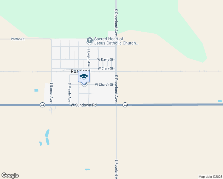 map of restaurants, bars, coffee shops, grocery stores, and more near 11615 West Church Street in Roseland