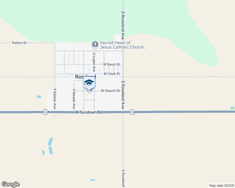 map of restaurants, bars, coffee shops, grocery stores, and more near 11615 West Church Street in Roseland