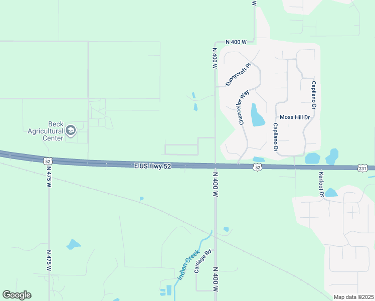 map of restaurants, bars, coffee shops, grocery stores, and more near 10 Candlelight Plaza in West Lafayette