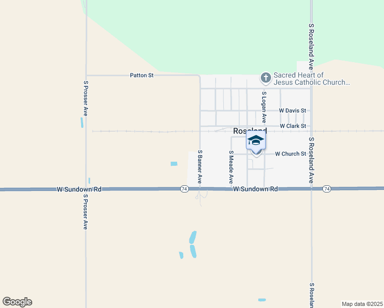map of restaurants, bars, coffee shops, grocery stores, and more near 9424 South Banner Avenue in Roseland