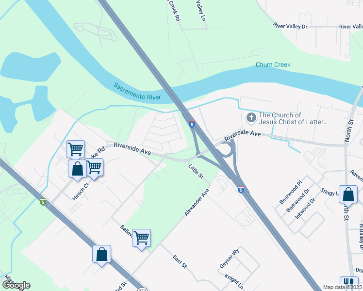 map of restaurants, bars, coffee shops, grocery stores, and more near 20028 Loop Street in Anderson
