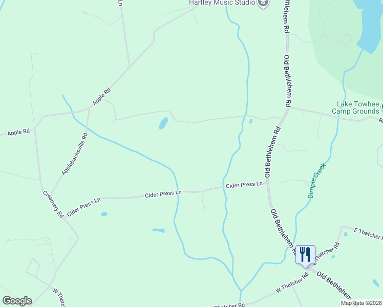 map of restaurants, bars, coffee shops, grocery stores, and more near 1001-1198 Strawntown Road in Quakertown