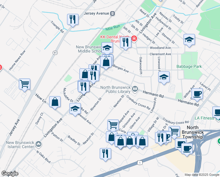 939 Cranbury Cross Road, North Brunswick Township NJ Walk Score
