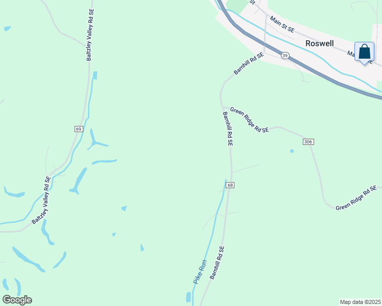 map of restaurants, bars, coffee shops, grocery stores, and more near 512 Barnhill Road Southeast in New Philadelphia