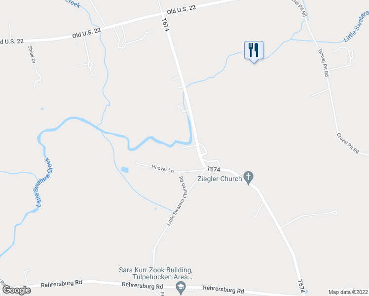 map of restaurants, bars, coffee shops, grocery stores, and more near 35 Airport Road in Bethel