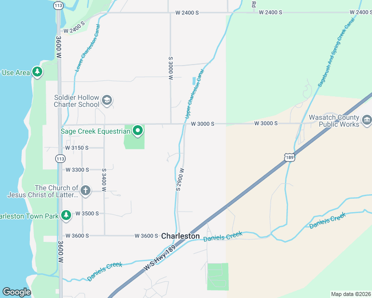 map of restaurants, bars, coffee shops, grocery stores, and more near 3159 South 2900 West in Heber City