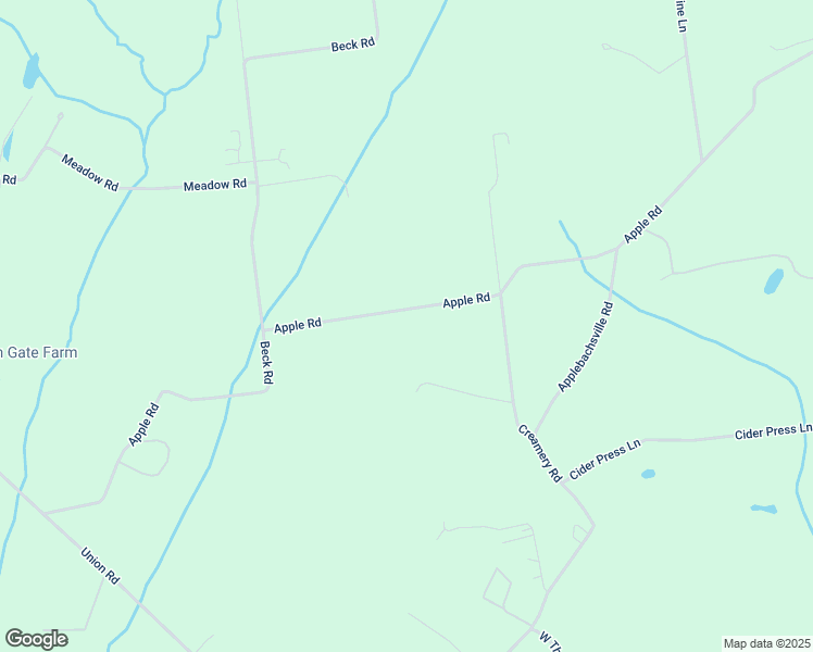 map of restaurants, bars, coffee shops, grocery stores, and more near 654 Apple Road in Quakertown