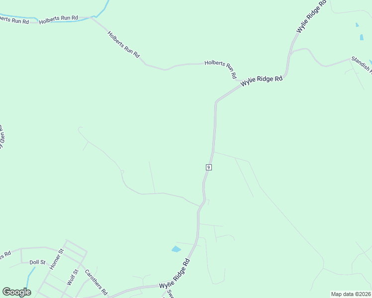 map of restaurants, bars, coffee shops, grocery stores, and more near 3589 Wylie Ridge Road in Weirton